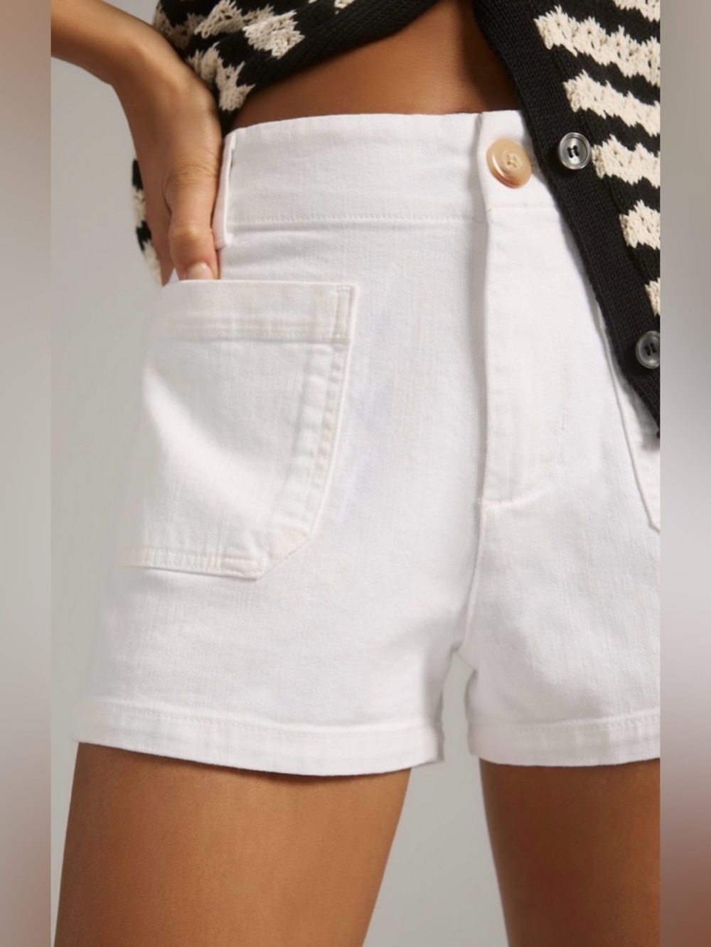 Anthropologie x Maeve The Colette Denim Shorts Size 28 NWT - Picture 2 of 11